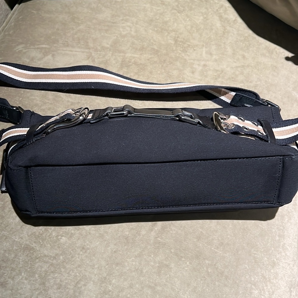 Browns Couture Canvas w/leather trim black handbag - Picture 6 of 16
